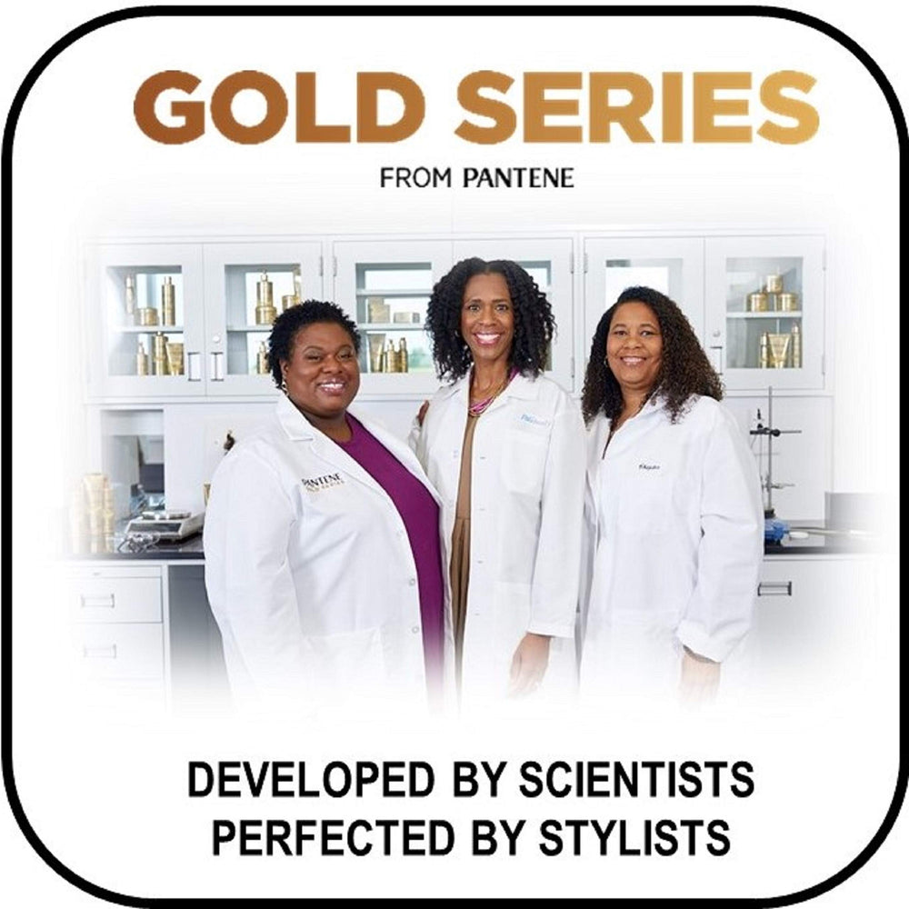 Pantene Gold Series refreshing curls between washes to revive texture.