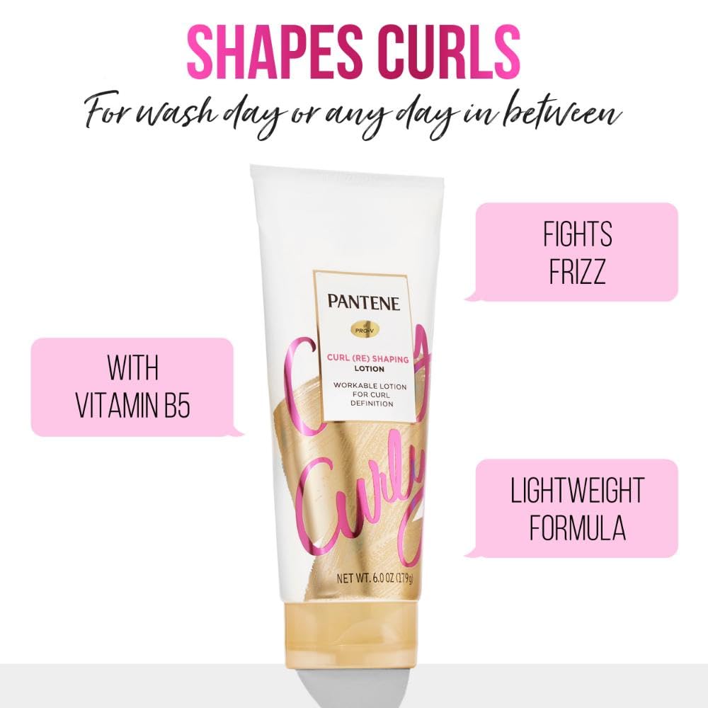 Pantene Pro-V Curl Cream with antioxidant formula supports soft hydrated curls