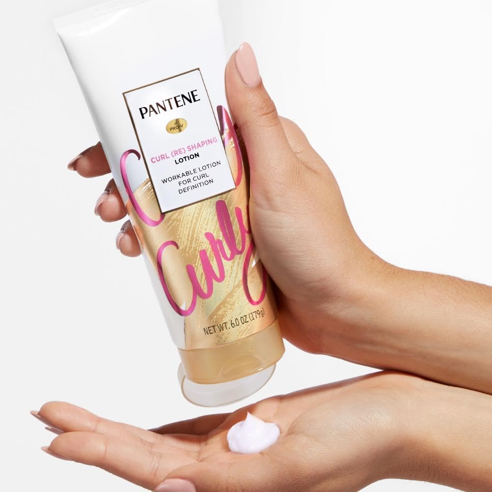 Pantene Pro-V Curl Cream diffuser use to set defined curls