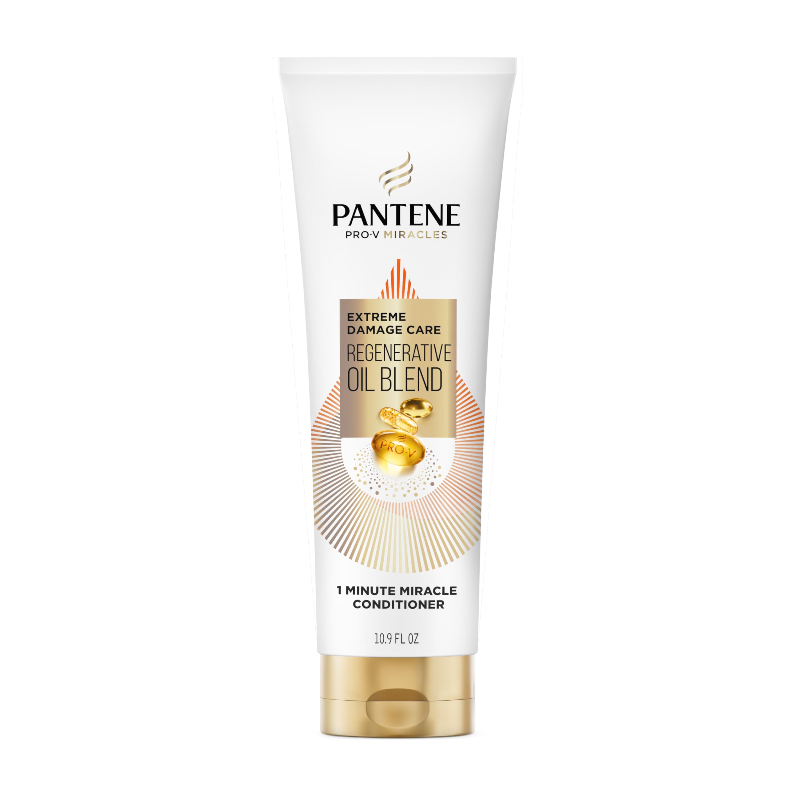 Pantene Pro-V Miracles Conditioner bottle with argan and jojoba for damaged hair