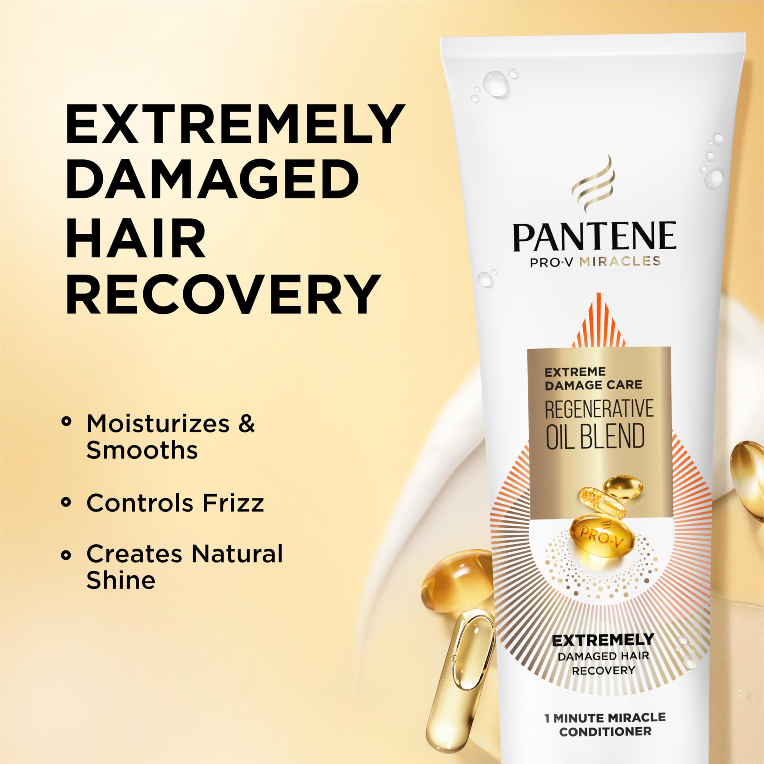 Close-up of creamy conditioner texture for smoothing and detangling