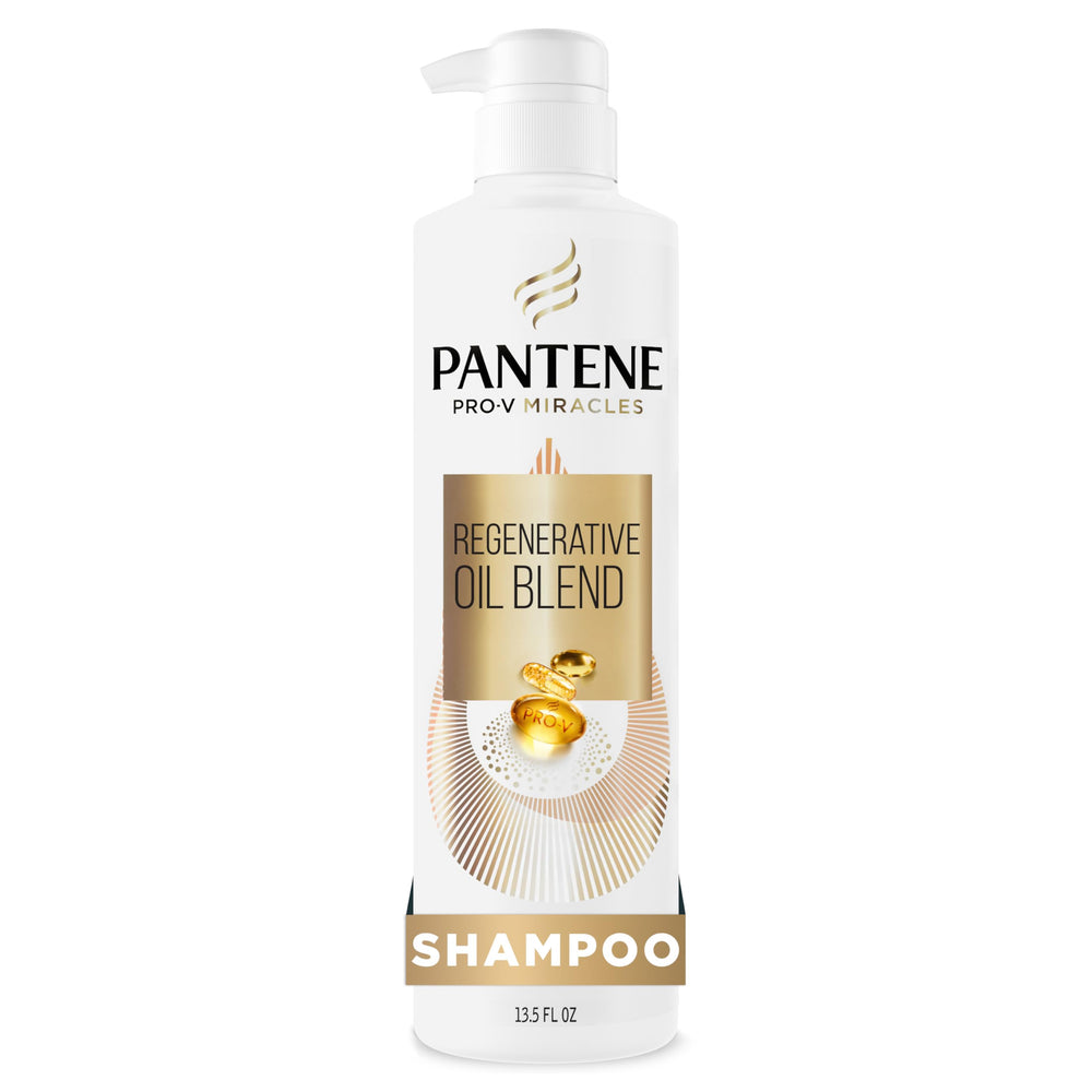 Pantene Pro-V Miracles sulfate-free shampoo bottle for gentle cleansing.