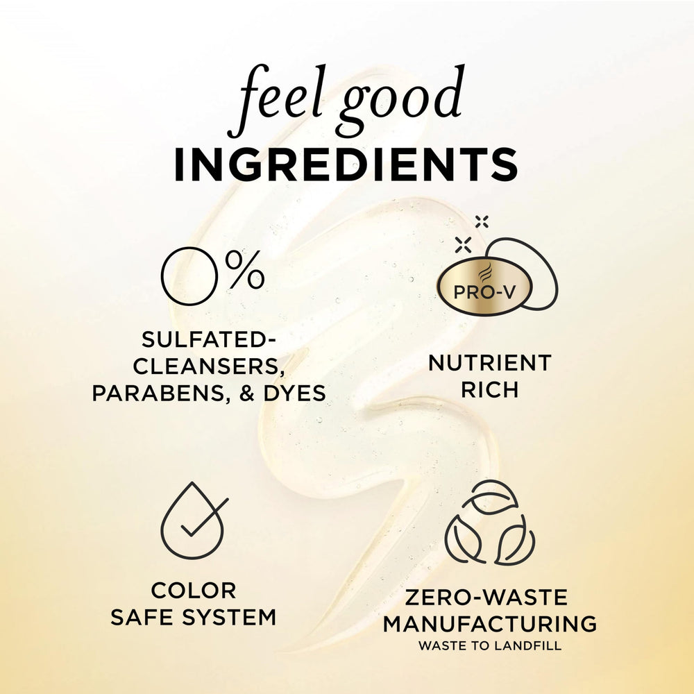 Pantene Rice Water Shampoo on color-treated hair demonstrates safe care