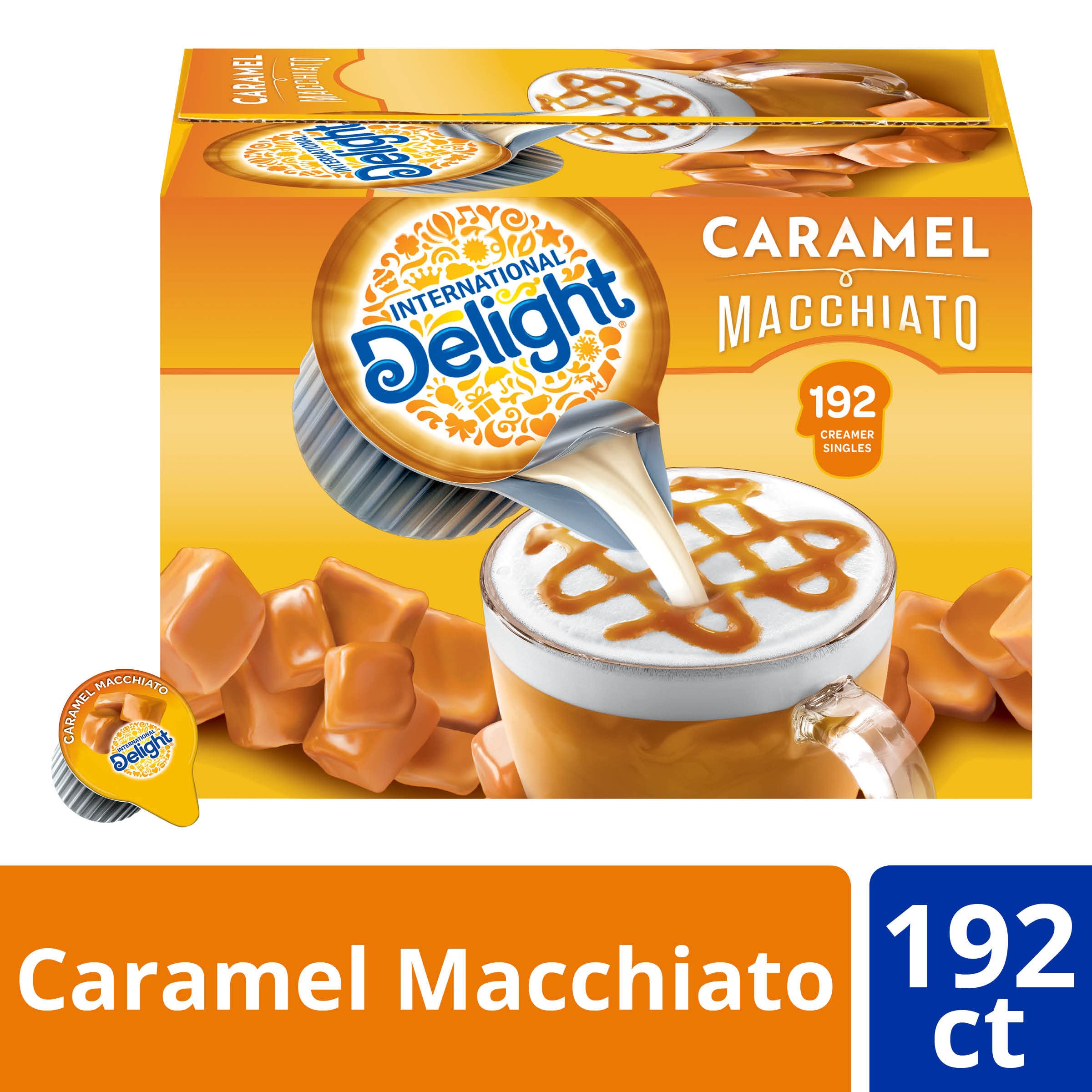 Pantry-ready 192-count creamer pack for shared office and home coffee moments.