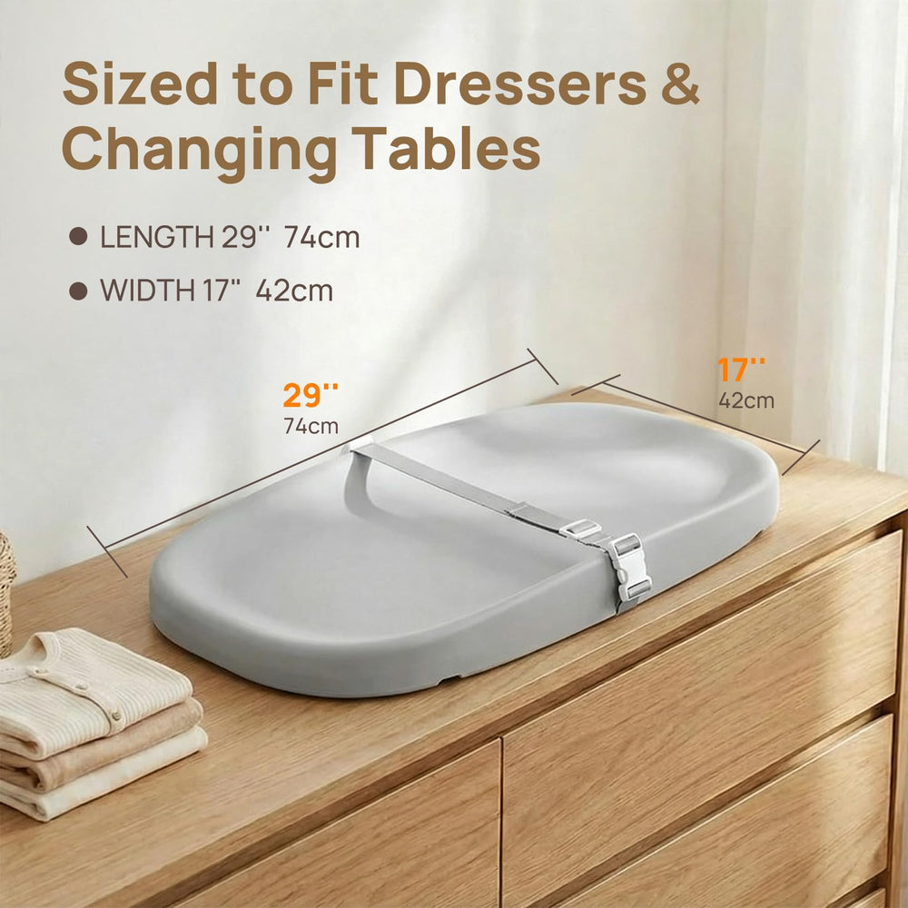 Papablic pad surface is wipe-clean and waterproof for easy mess cleanup