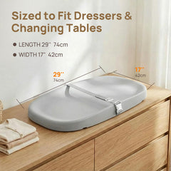 Papablic pad surface is wipe-clean and waterproof for easy mess cleanup