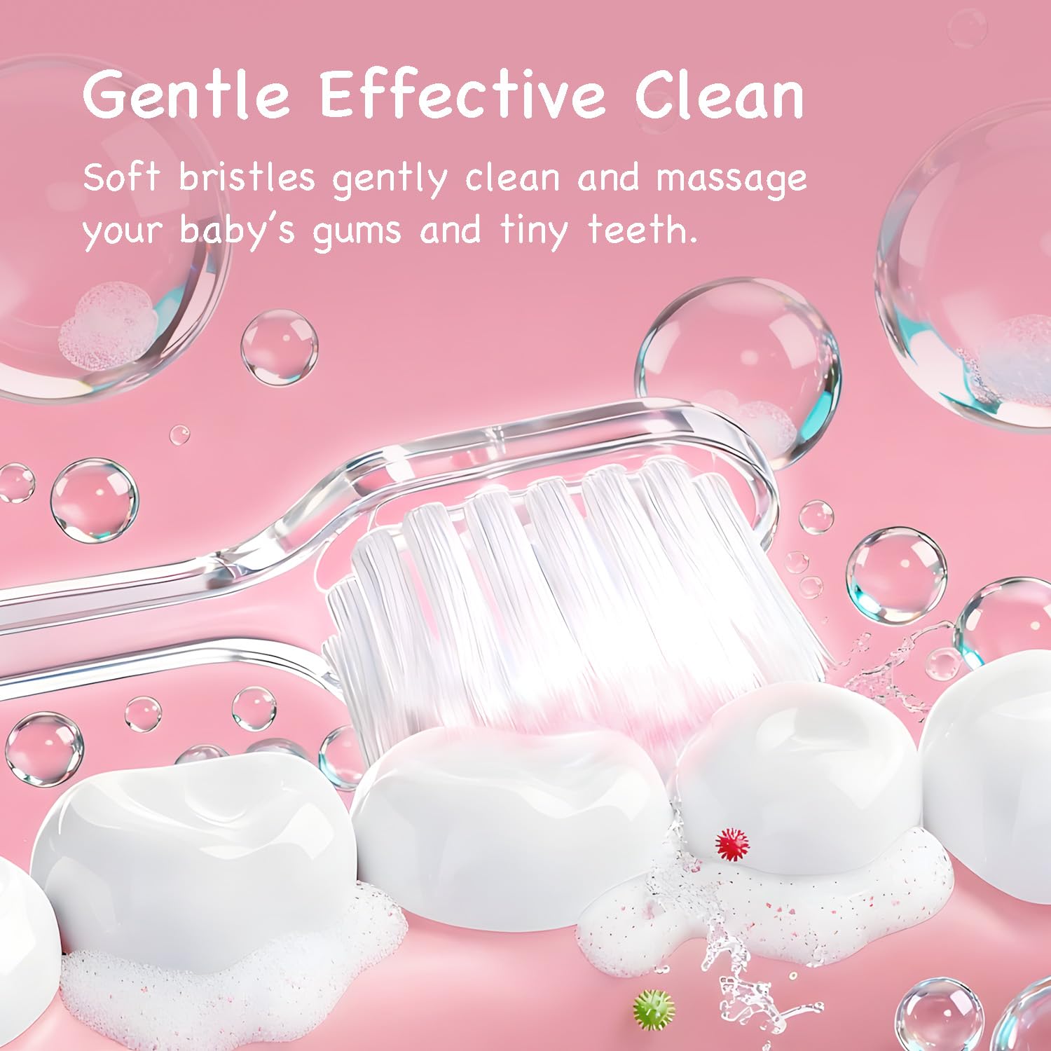 Papablic BabyHandy 2-minute timer encourages even brushing sessions.