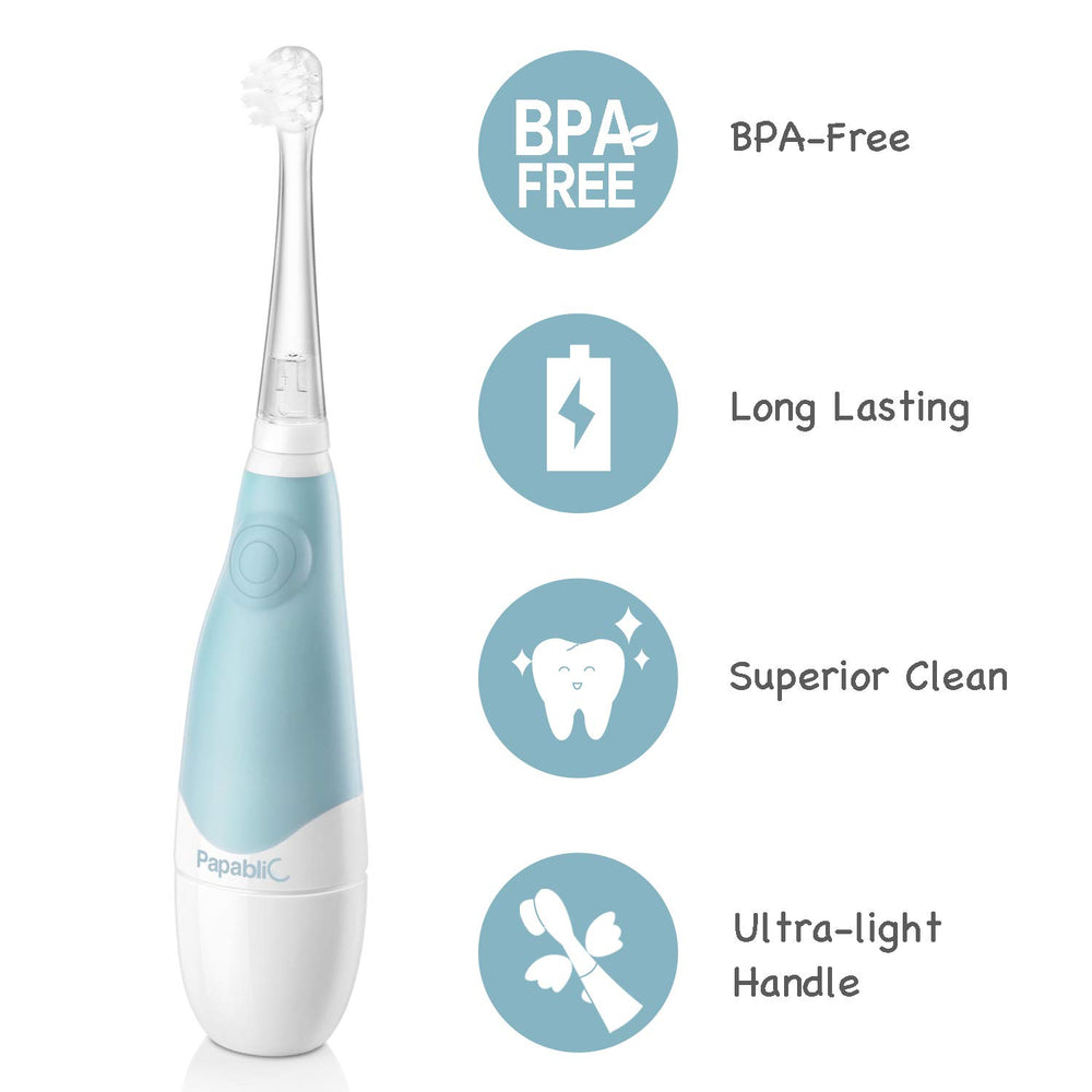 Papablic BabyHandy replacement brush heads for babies and toddlers.