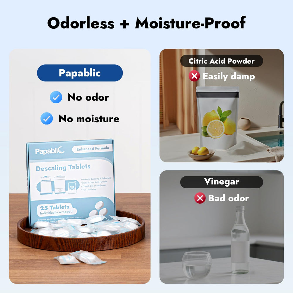 Papablic tablets support formula makers with clean, reliable cycles.