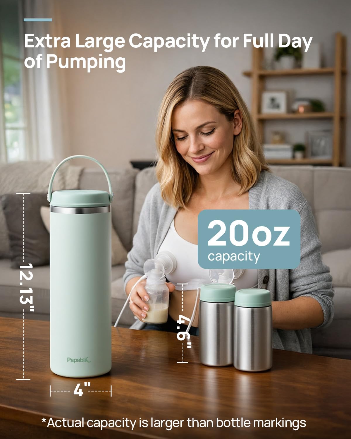 Papablic hygienic stainless steel parts are easy to sanitize.