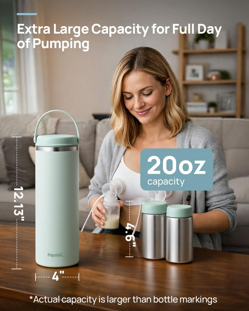 Papablic hygienic stainless steel parts are easy to sanitize.