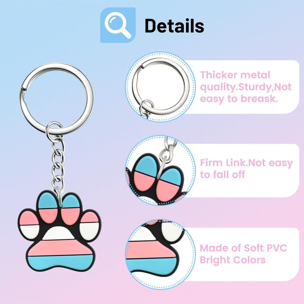 Papacharms keychains for keys, backpacks, purses, and bags.
