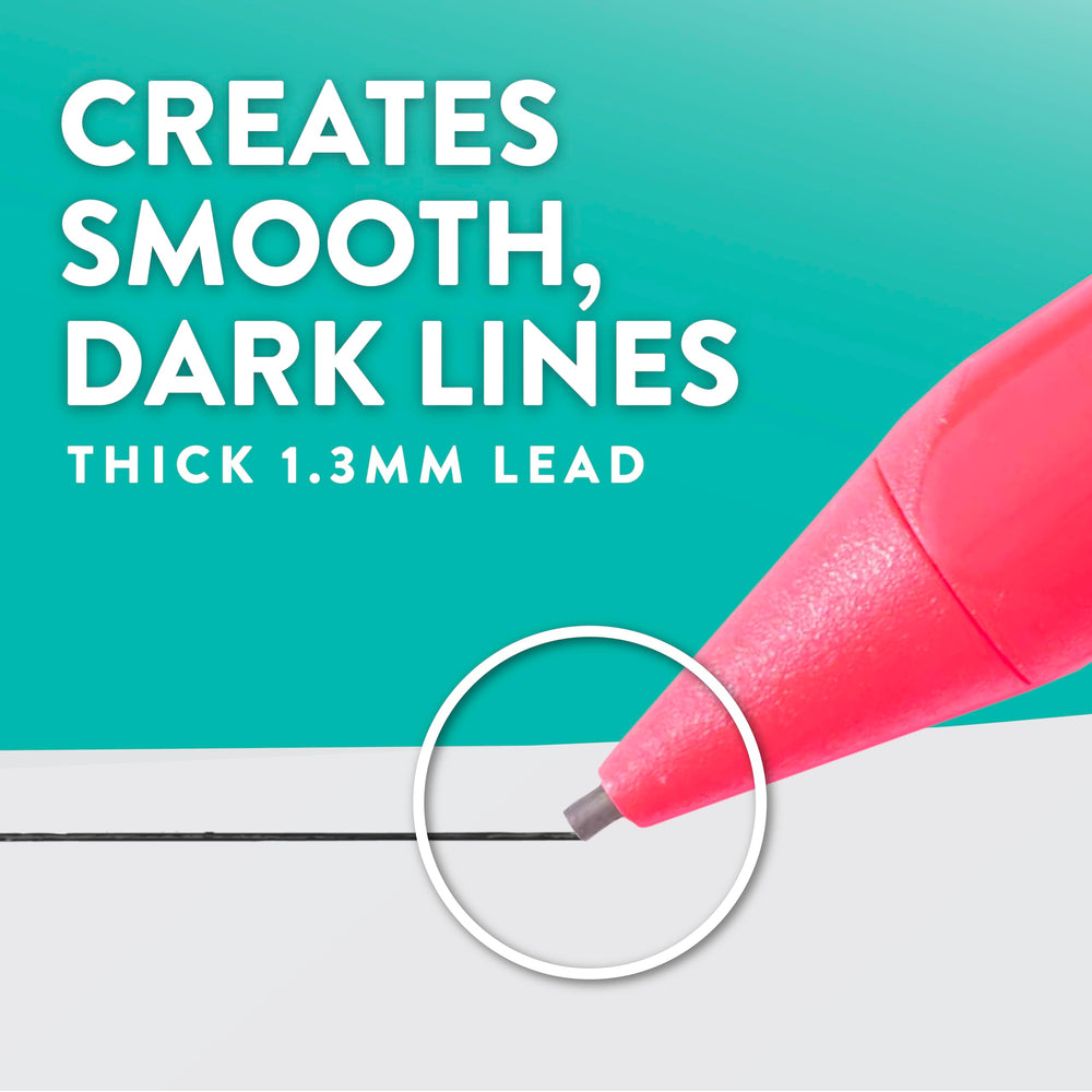 Two erasers included for quick corrections during handwriting.