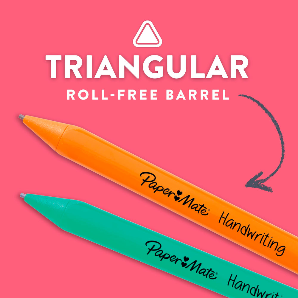 Paper Mate pencils with bright barrel colors for kid-friendly writing practice.