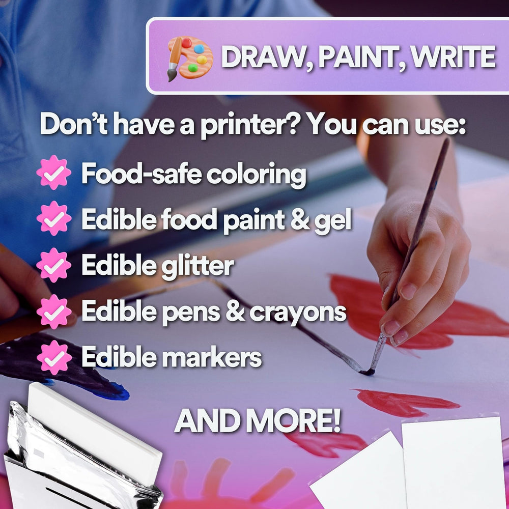 paper2eat frosting sheets kosher certified and vegan for inclusive decorating