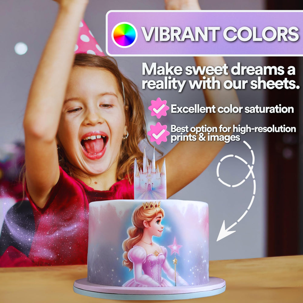 paper2eat frosting sheets topping muffins and pies with vibrant edible designs