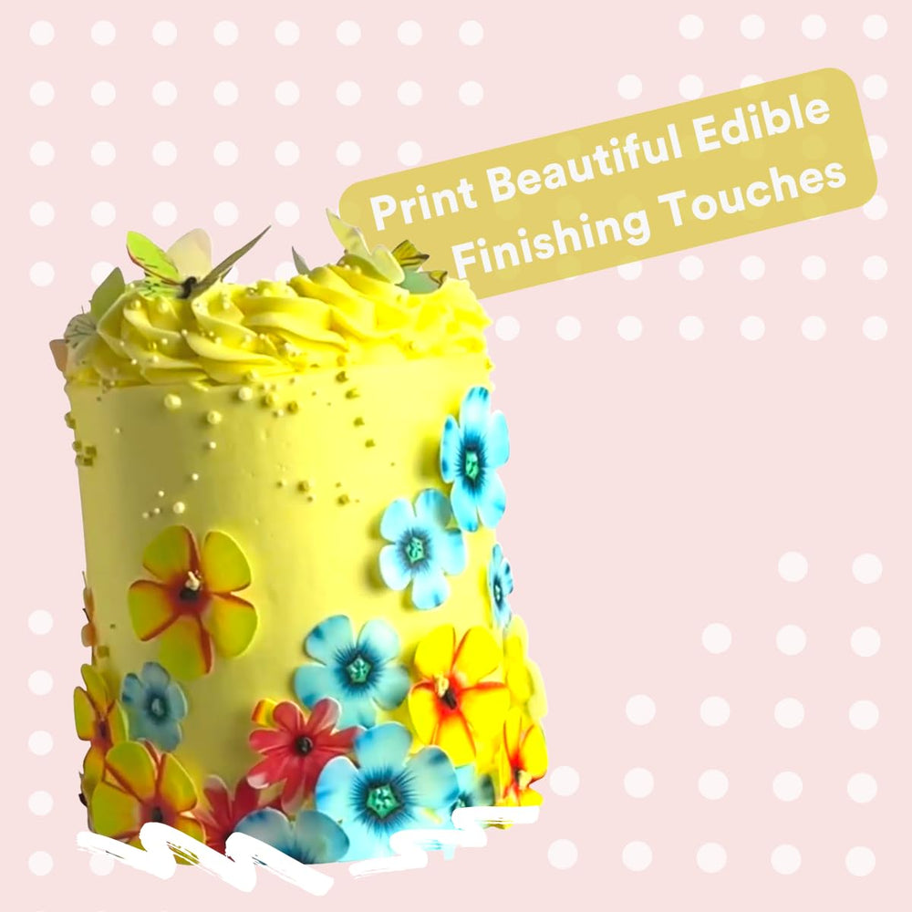 thin translucent wafer paper from paper2eat for elegant toppers