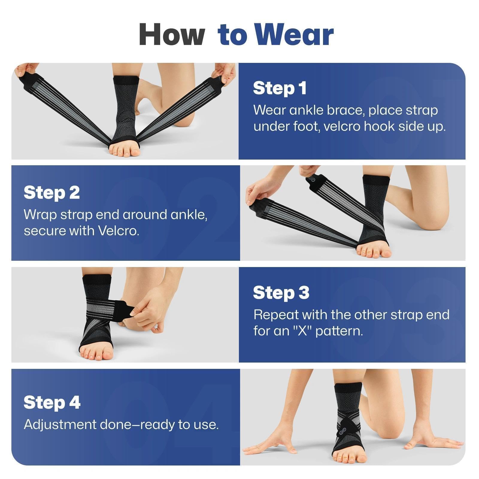 PAPLUS four-pack with two straps ideal for workouts and daily wear