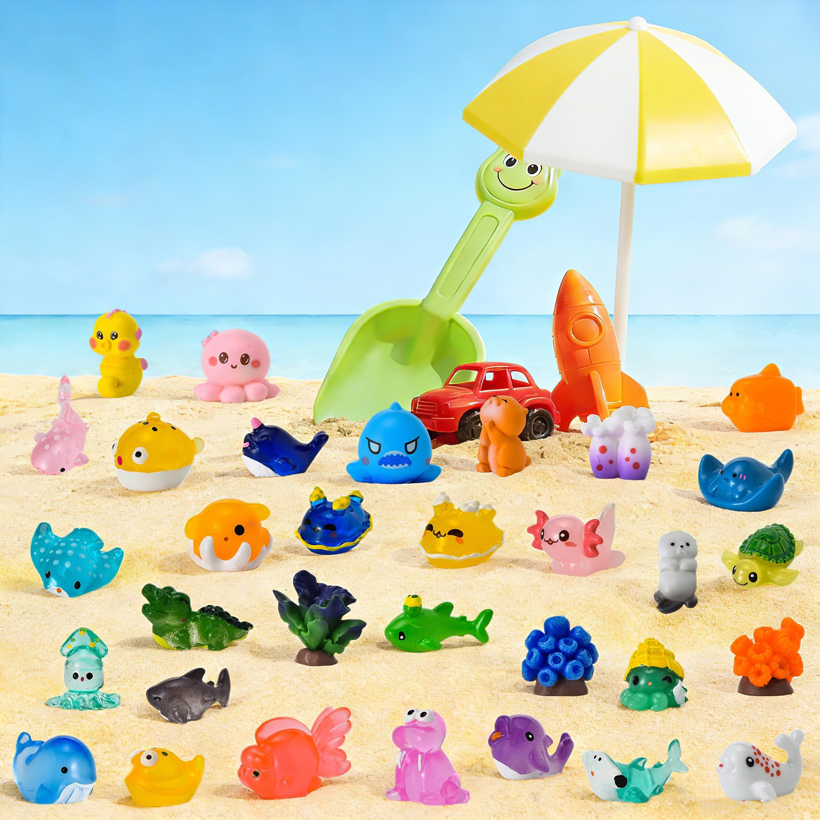 PAPPYN-A seahorse figure brings whimsical detail to fairy gardens and micro habitats.
