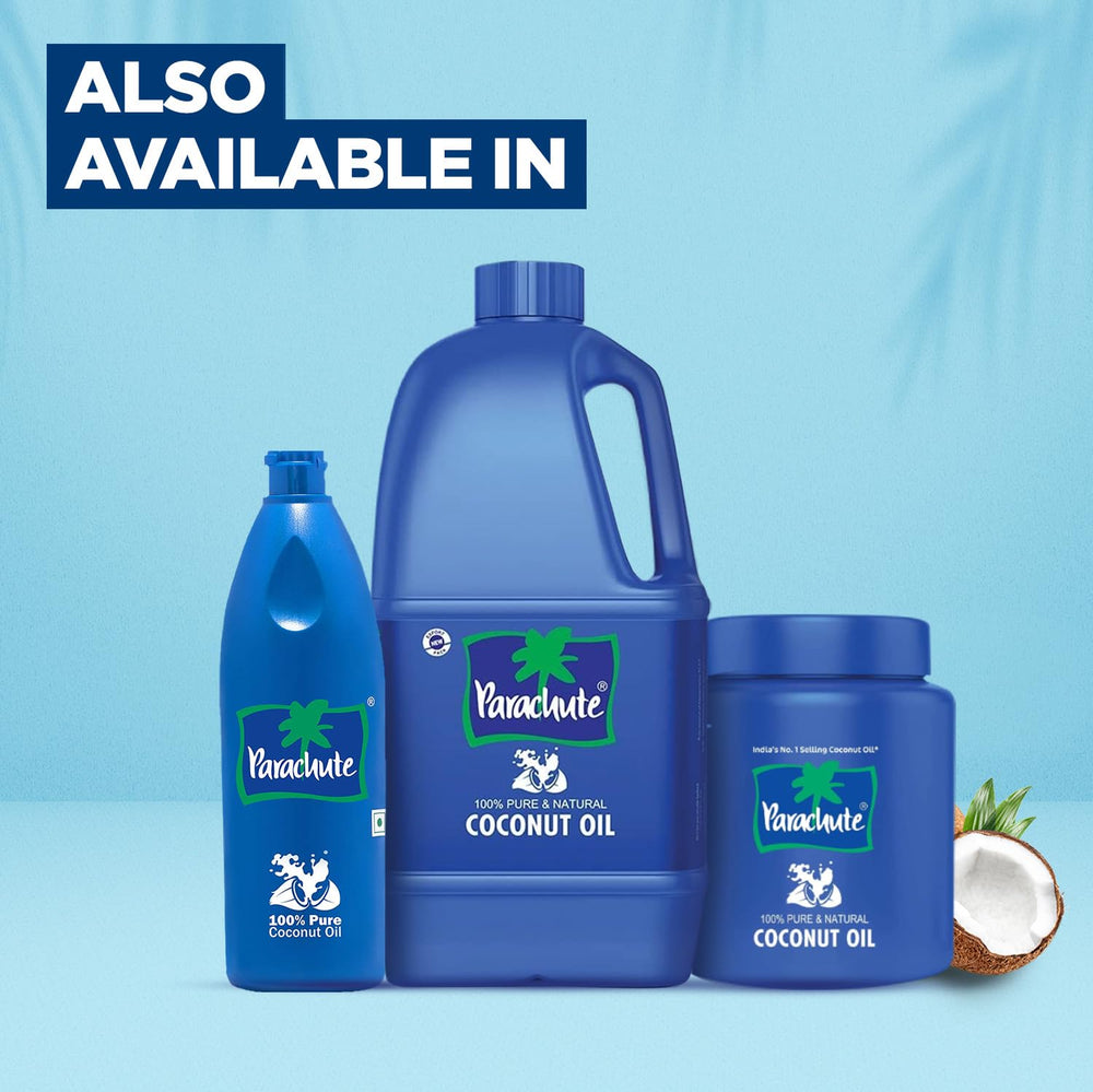 Parachute coconut oil 24-month shelf life; pantry-friendly scalability
