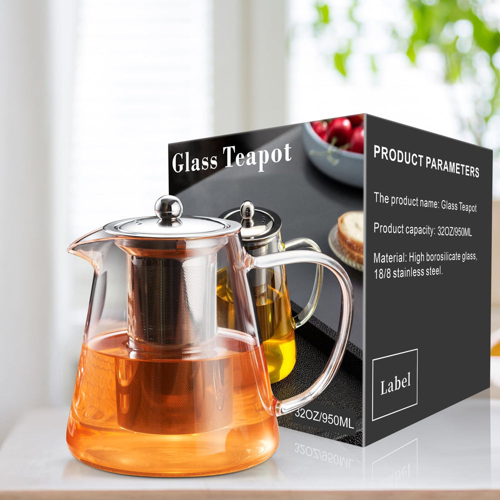 PARACITY dishwasher-safe teapot simplifies cleanup after use.