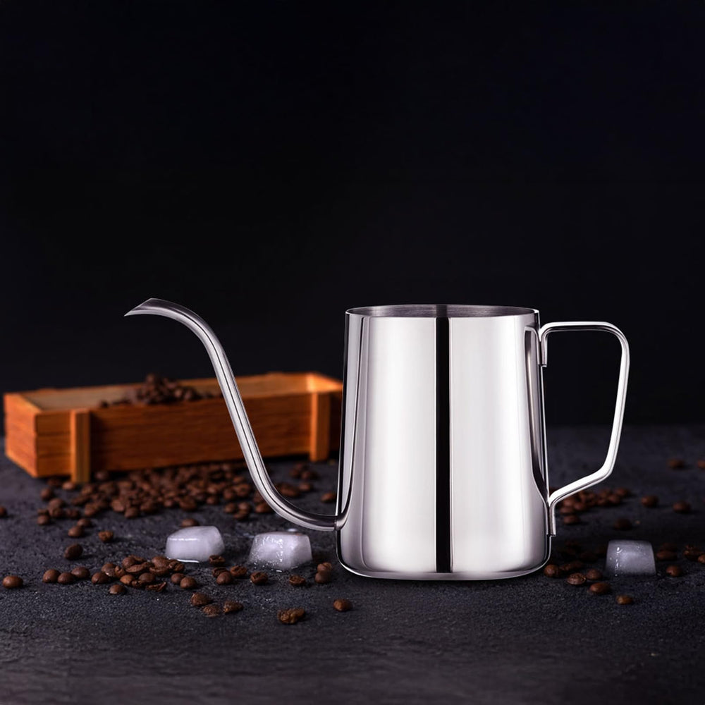 PARACITY Pour Over Kettle features a hanging ear handle for safer pouring.