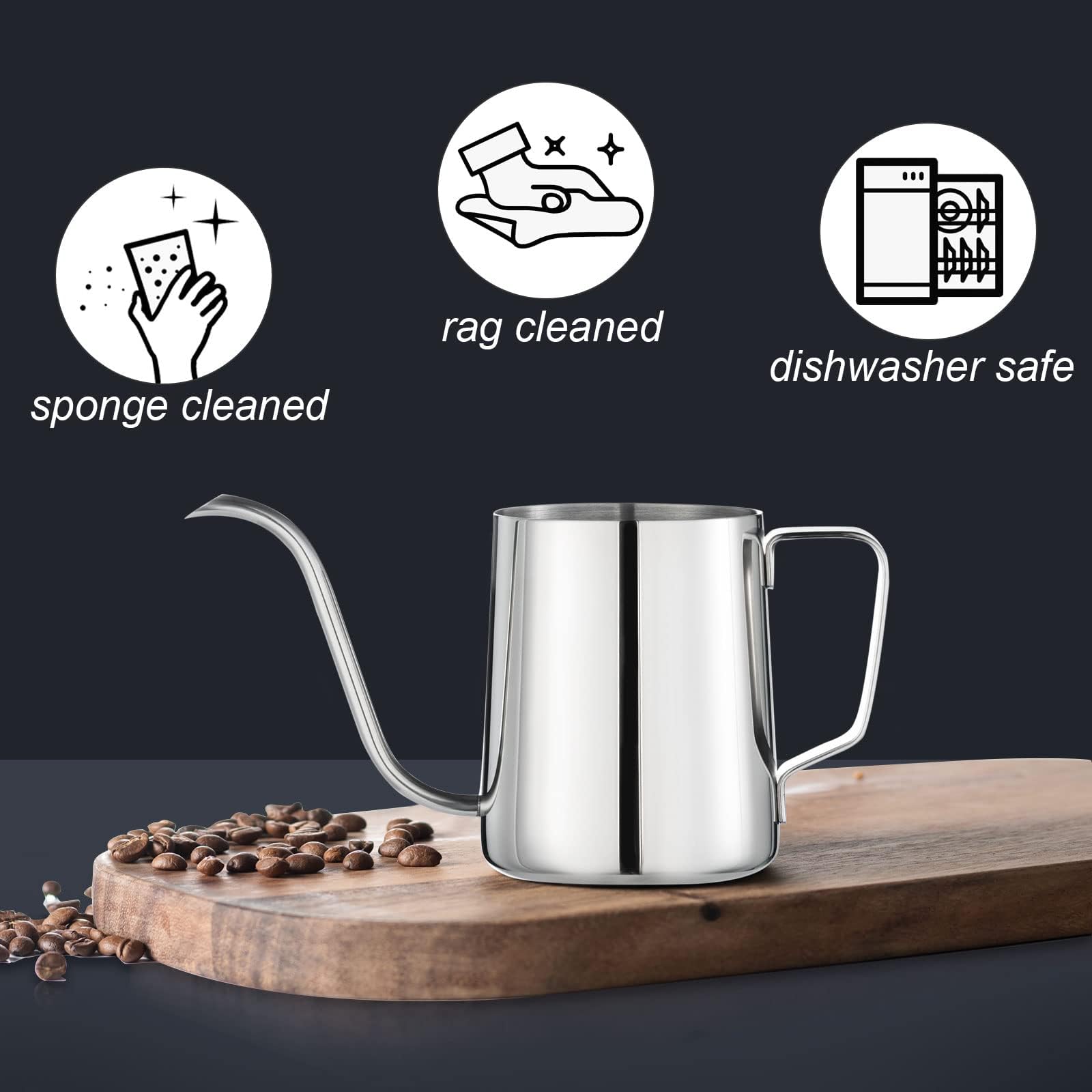 PARACITY Pour Over Kettle supports coffee, tea, and more for daily routines.