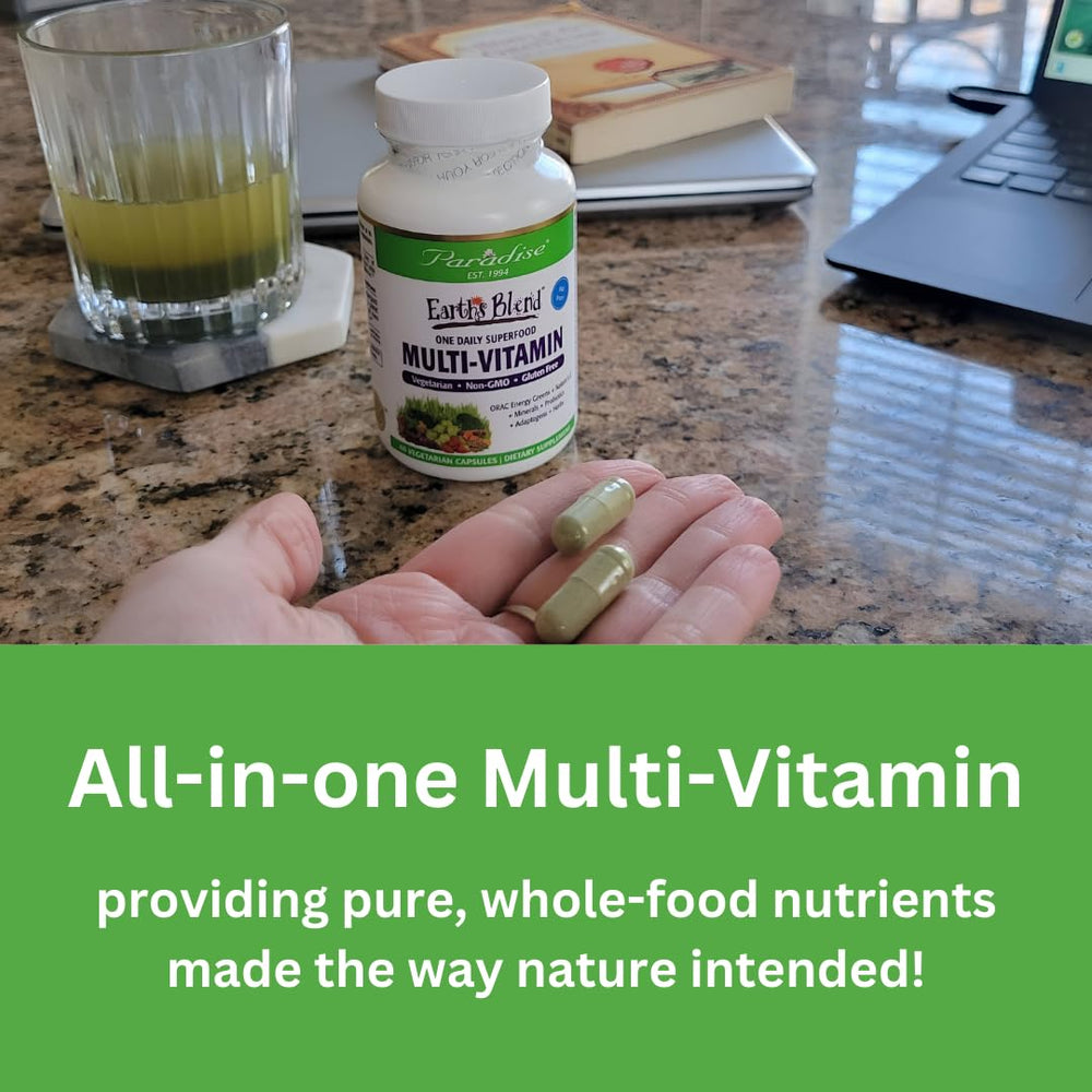 Paradise Herbs whole food ingredients show natural nutrient blend
