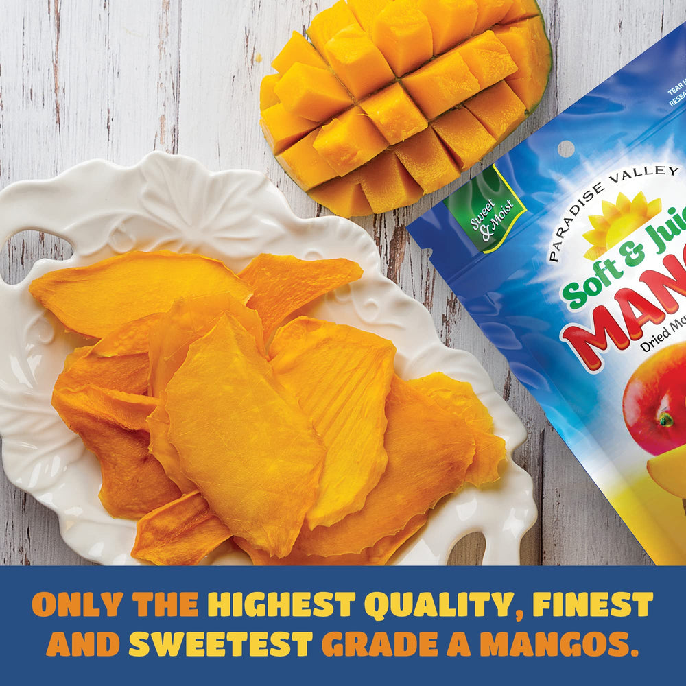 Paradise Valley naturally ripened mango slices deliver tropical flavor.