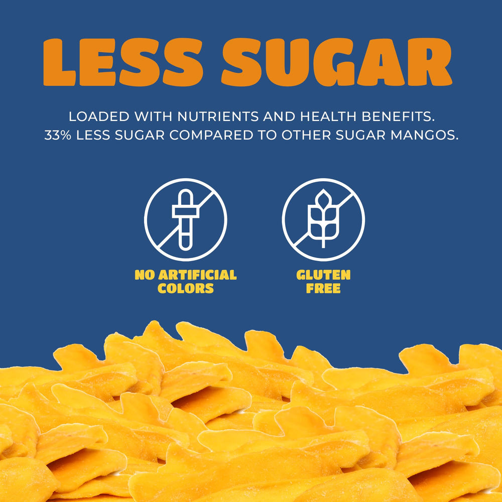 Paradise Valley dried mango slices are rich in vitamin C and fiber.