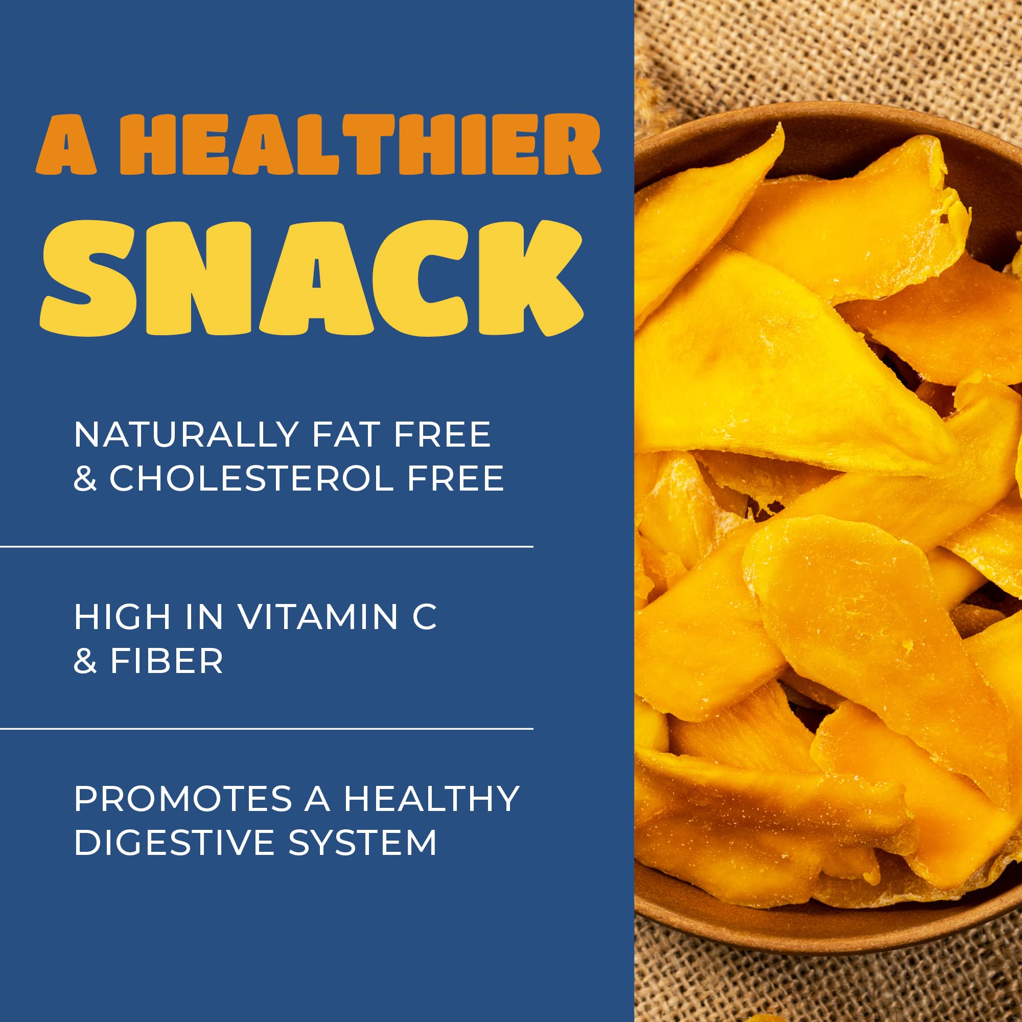 Paradise Valley mango slices provide a natural vitamin C boost and fiber.