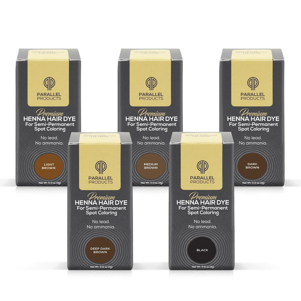 Wide shade variety supports multiple light to dark looks.