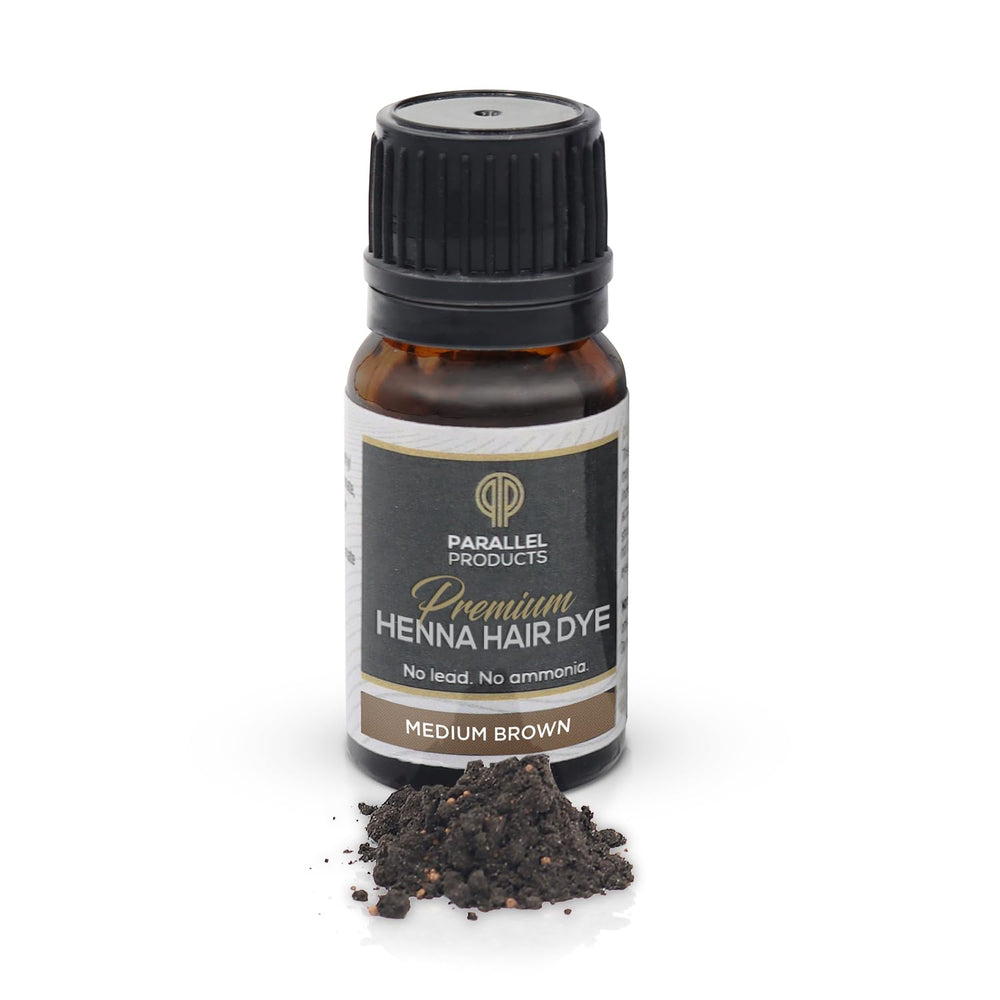 Beard and sideburns colorable with Parallel Products henna dye for precise updates