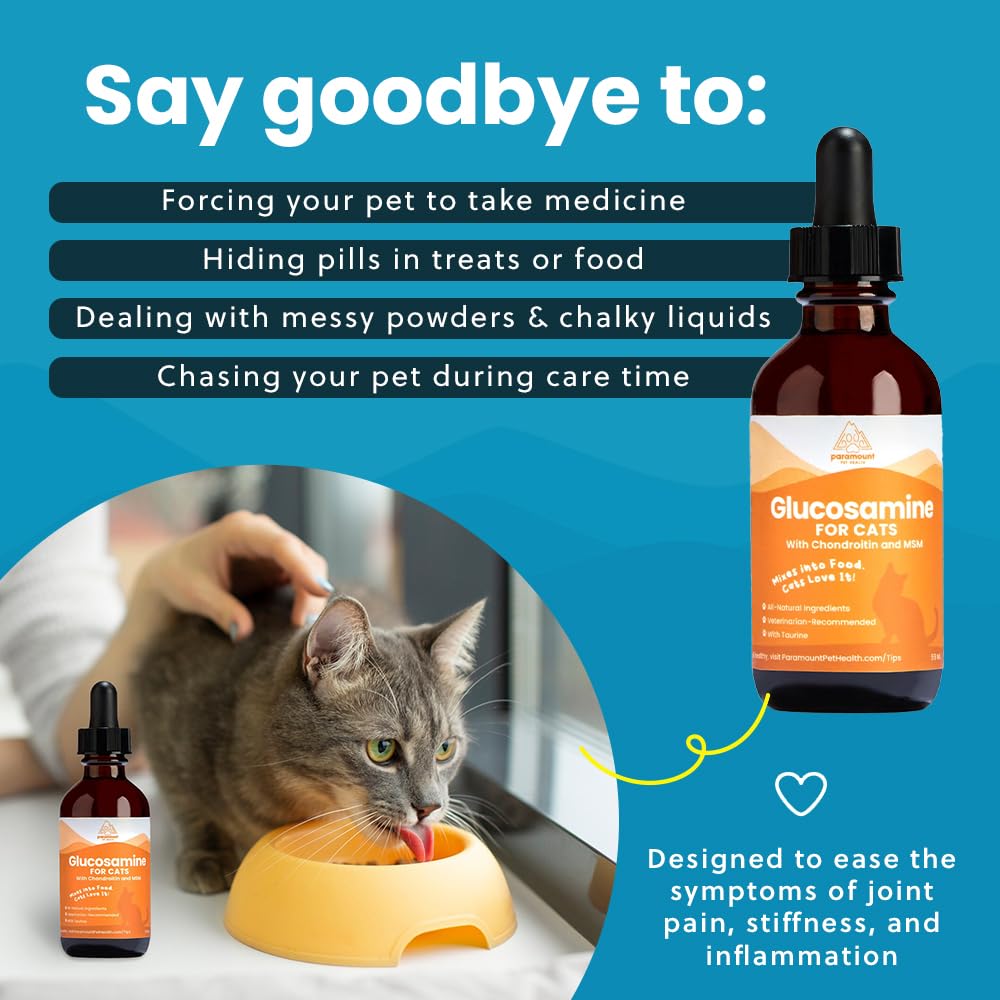 Paramount Pet Health cartilage-nourishing drops support long-term joint health and comfort.