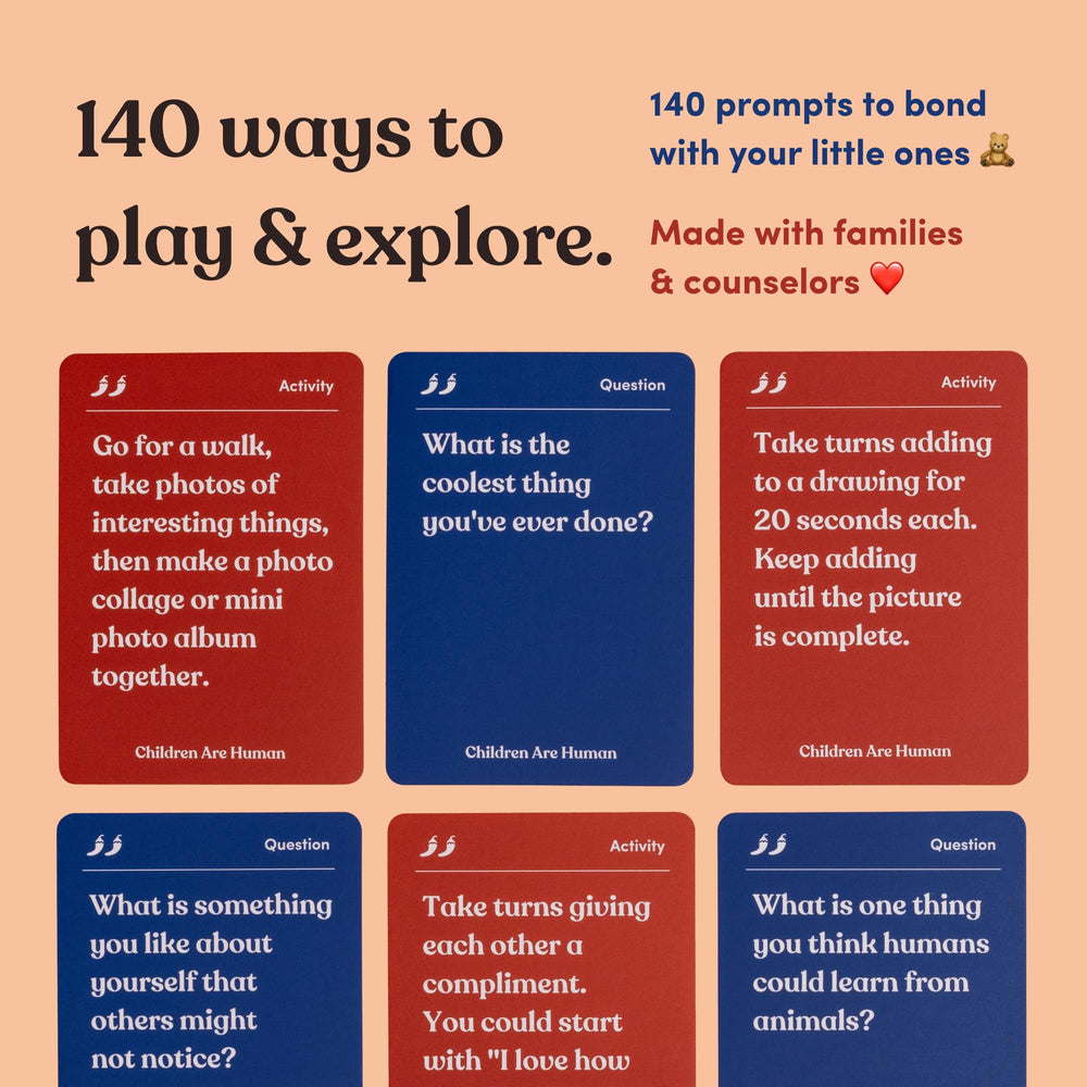 Parents Are Human activity cards inspire creative shared adventures