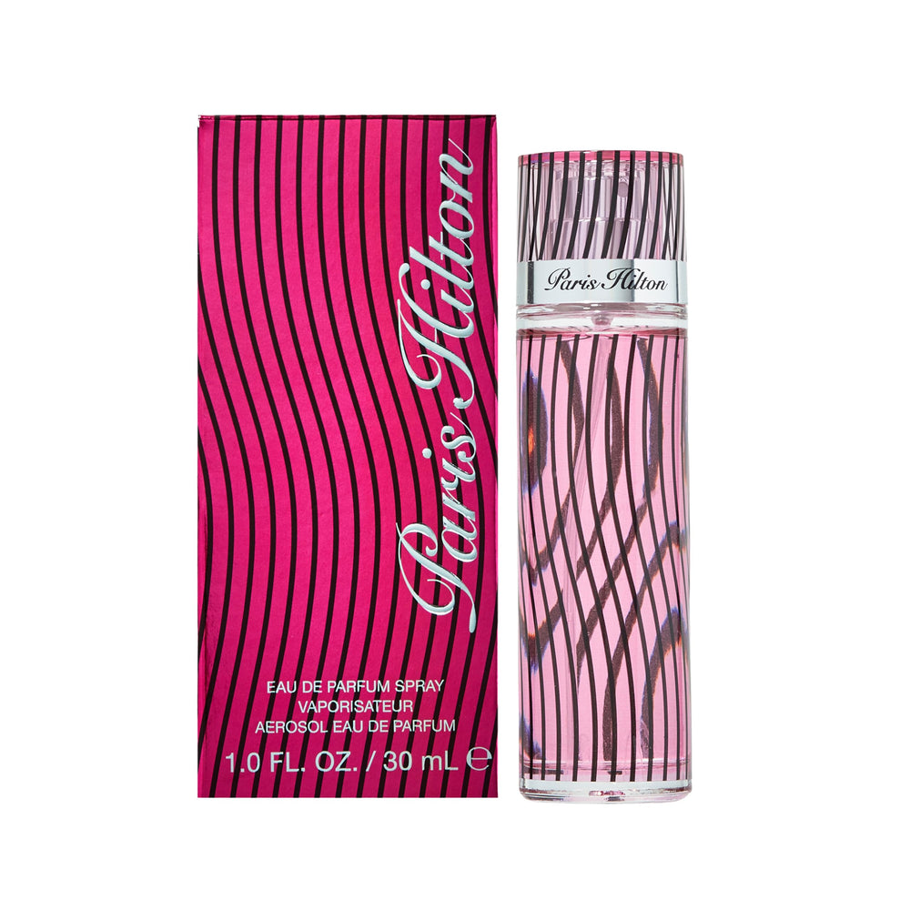 Paris Hilton Eau De Parfum bottle for everyday elegance and confidence.