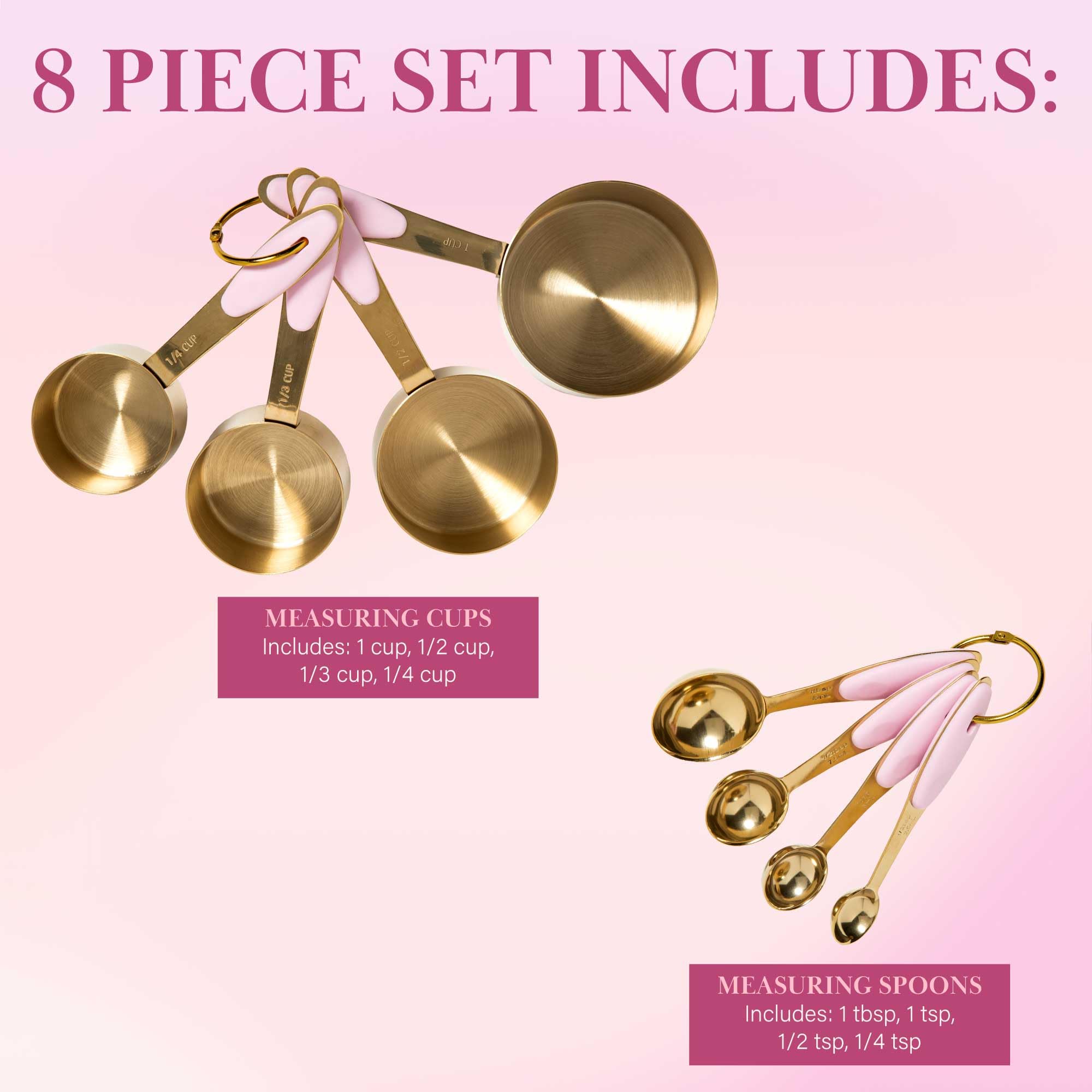 Gold and pink Paris Hilton kitchen aesthetic adds style