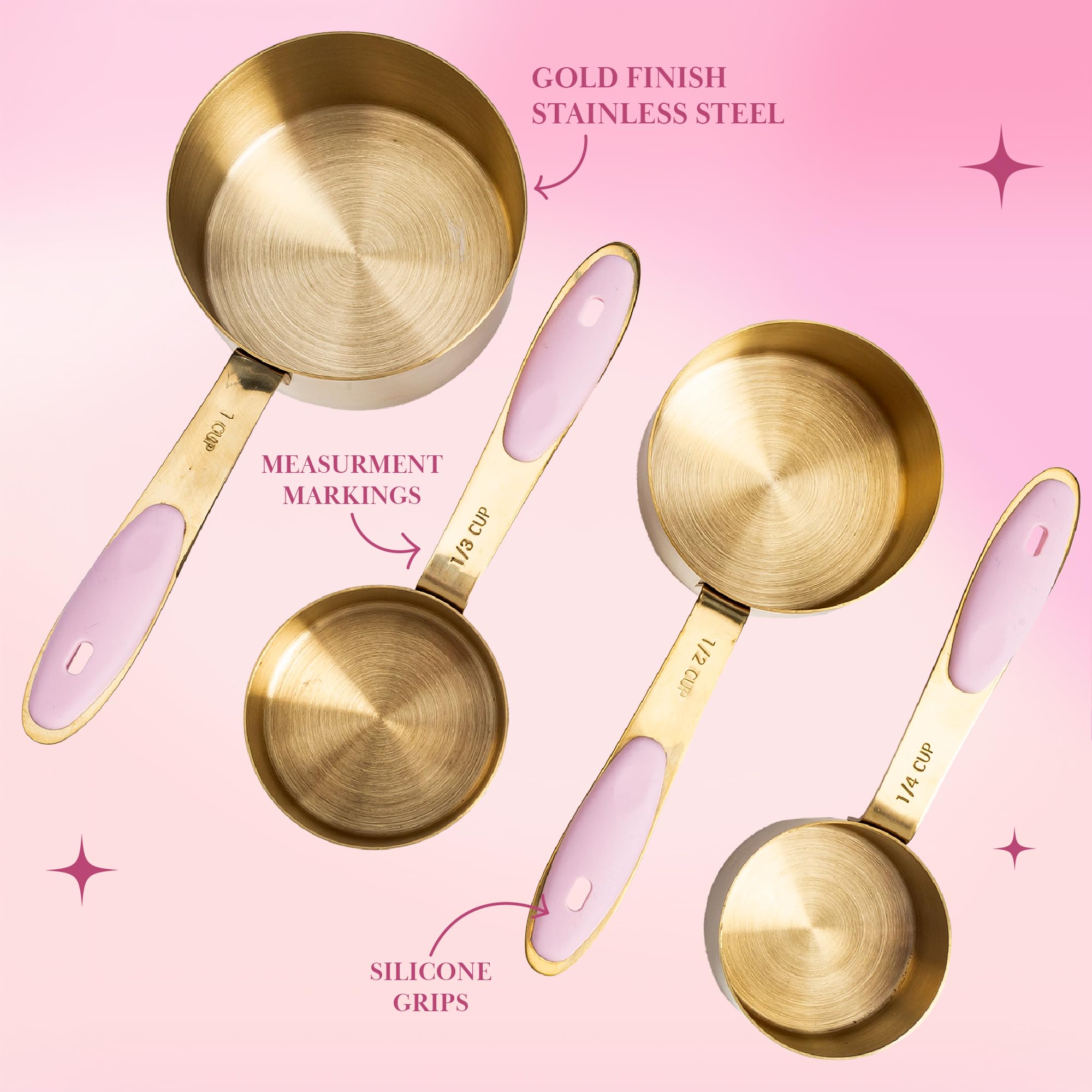 Measuring both liquid and dry ingredients with Paris Hilton set