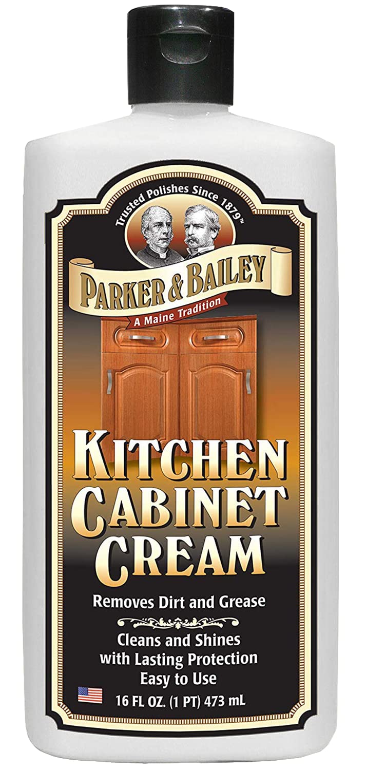 Parker & Bailey Kitchen Cabinet Creme bottle for easy cabinet cleaning