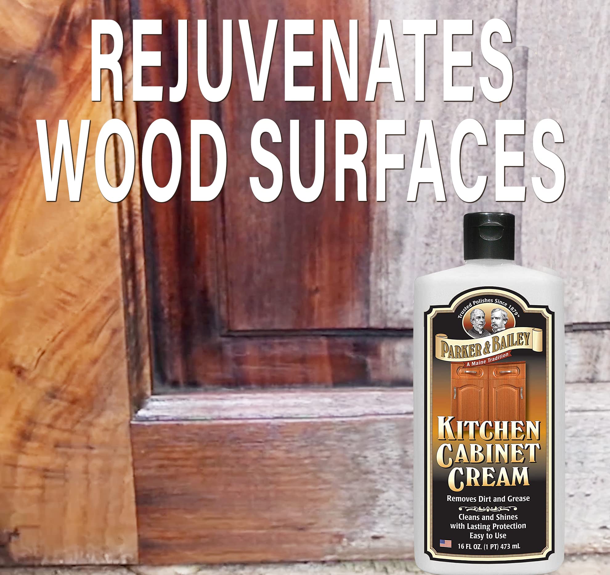 Heavy build-up removal with Parker & Bailey Kitchen Cabinet Creme
