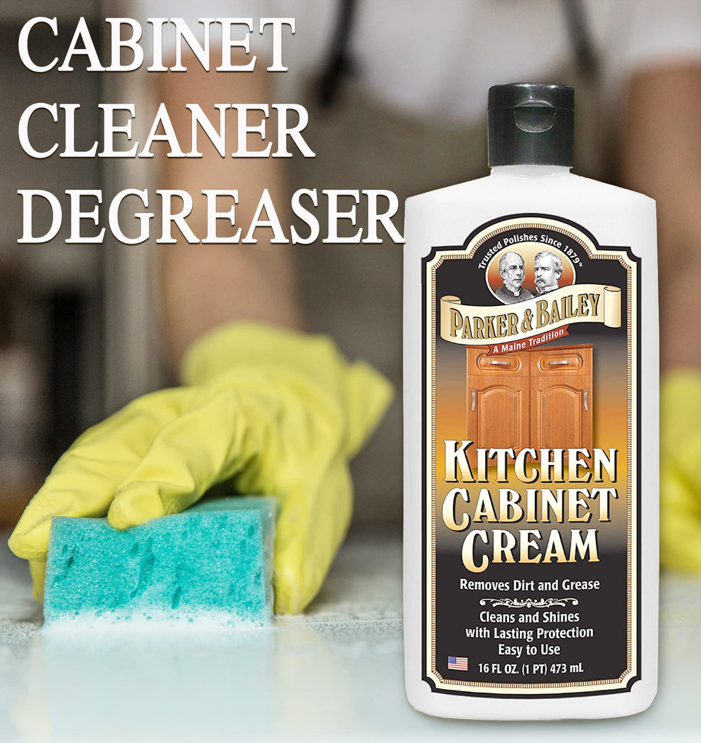 Made in the USA Parker & Bailey Kitchen Cabinet Creme