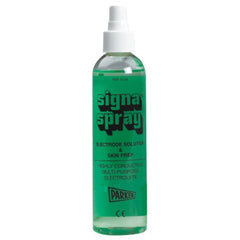 Parker Signa Spray for electrode prep delivers smooth, non-gritty skin prep with no residue.