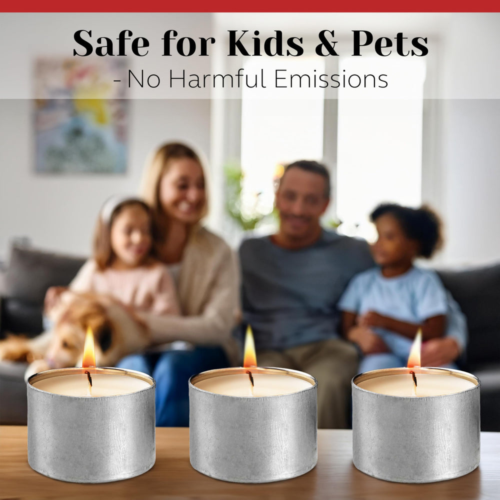 PARNOO metal-cup tealights for hotels and hospitality spaces