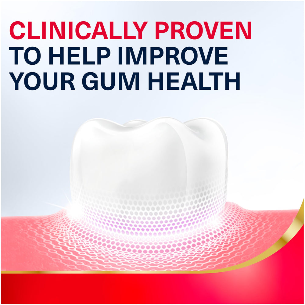 Parodontax Active Gum Repair in-use brushing moment.