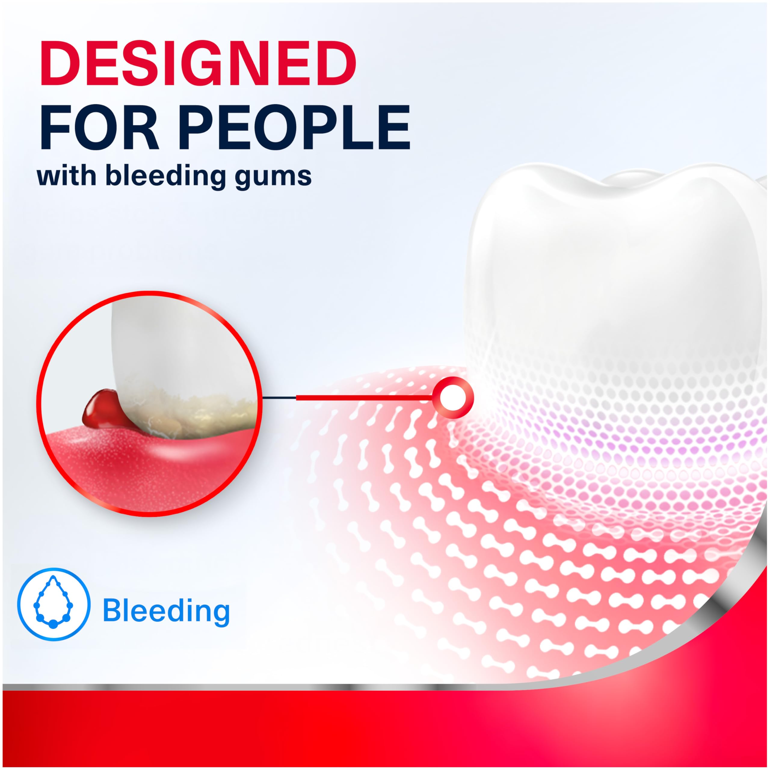 Parodontax gingivitis-prevention formula promotes healthier gums.