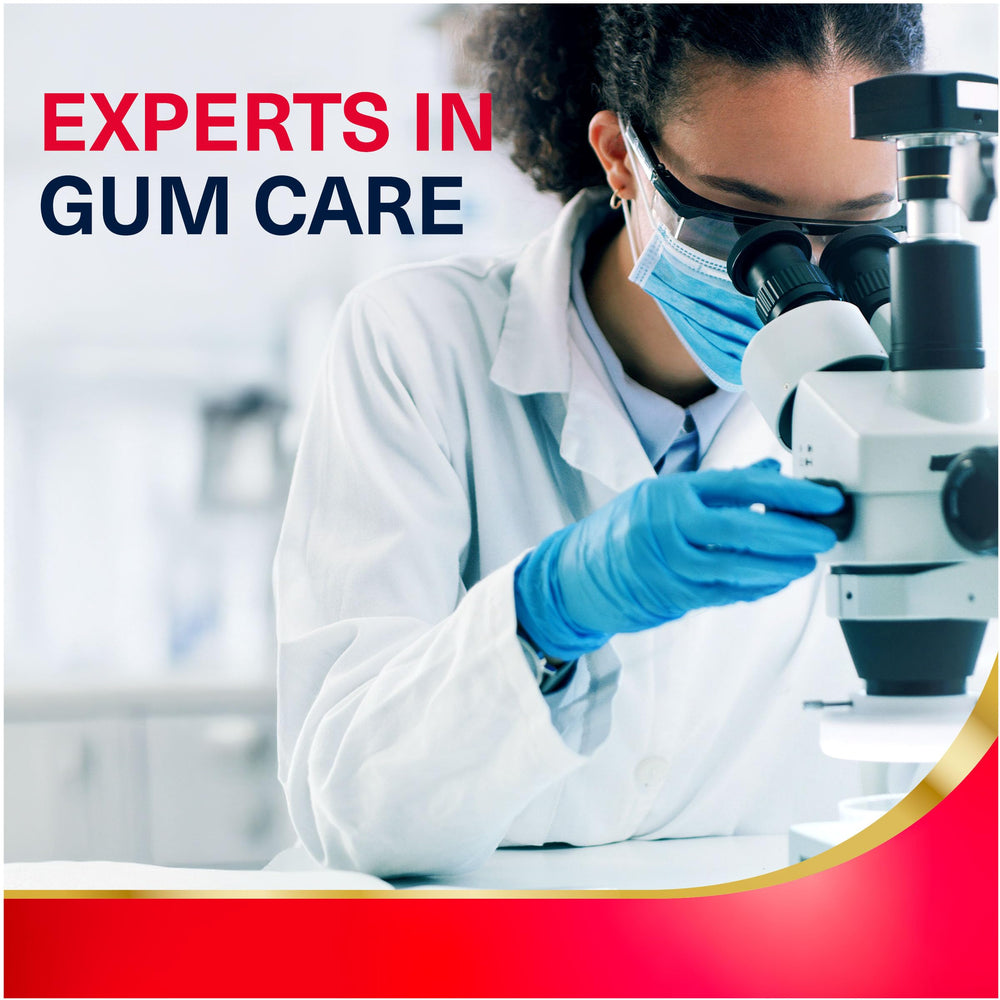 Parodontax long-lasting gum protection with regular use