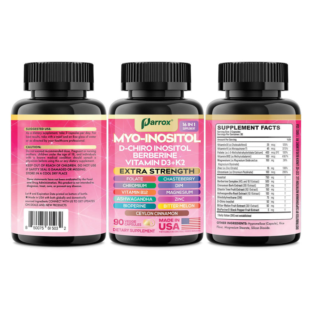 Parrox Bioperine absorption enhancer bottle close-up