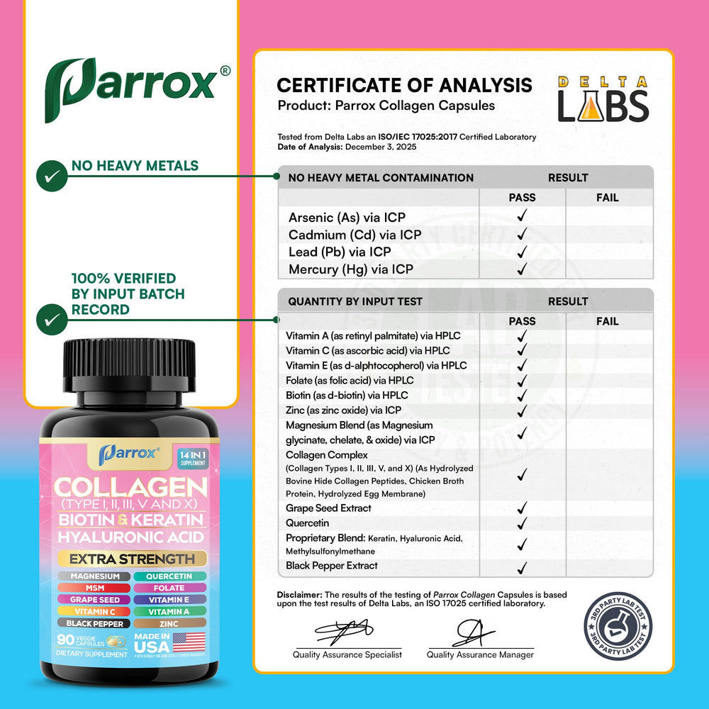 Parrox capsules pour on hand: mess-free daily supplement routine.