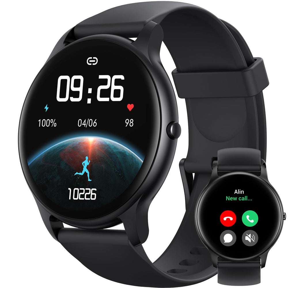 Parsonver Smart Watch shows calls and notifications at a glance for hands-free connectivity.