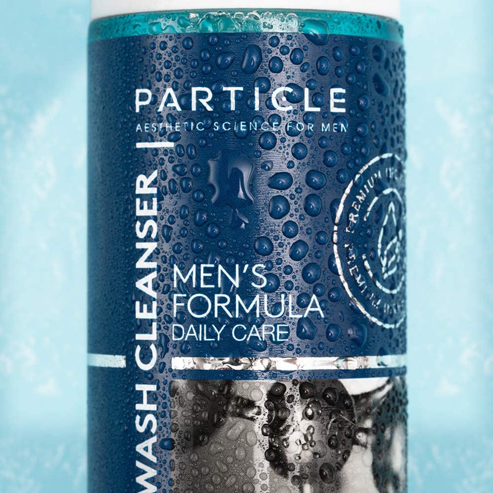 Front product shot of Particle Men's Face Wash.